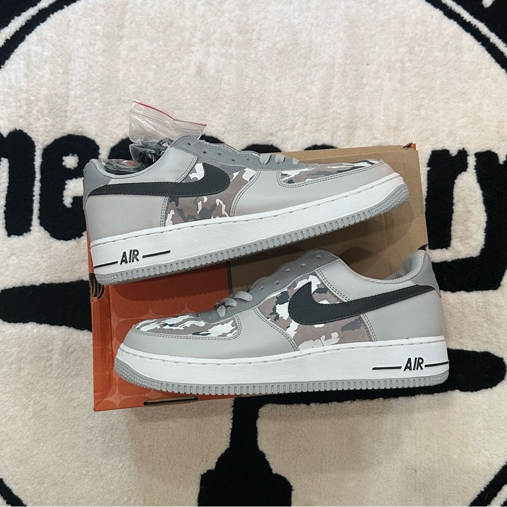 Vintage Nike Air Force 1 Low Premium Grey Camo